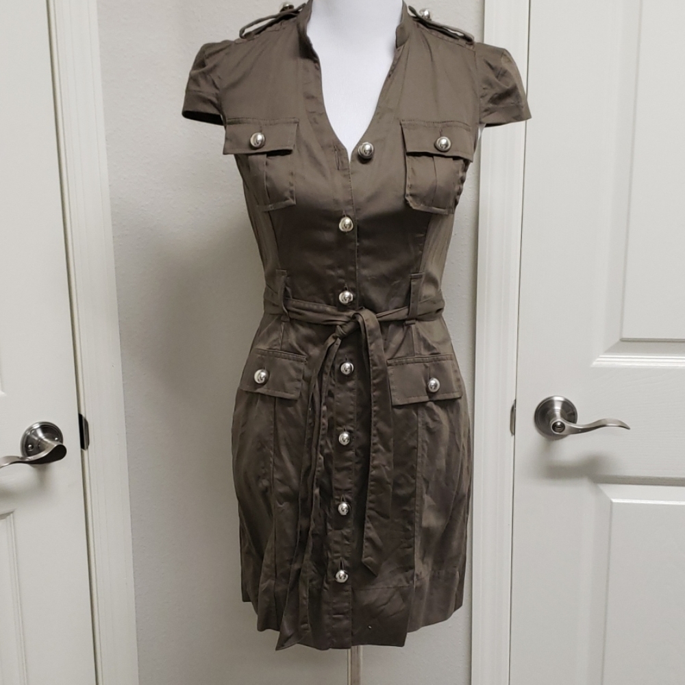 Express Military Style Dress